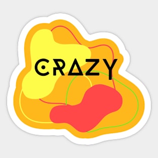 Crazy Sticker